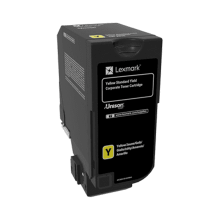 Lexmark Corporate | 74C2SYE | Laser Toner Cartridge | Yellow – nuotrauka 1
