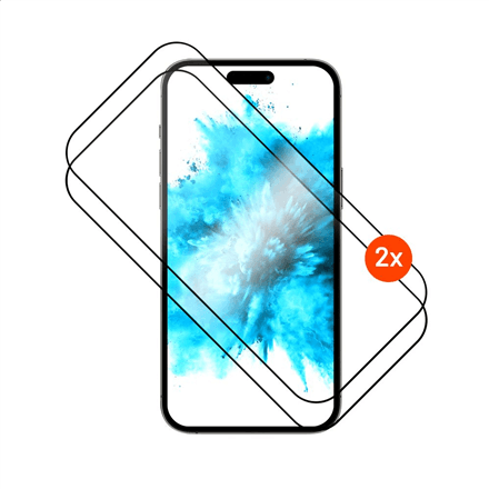 Fixed Screen protector | Apple | iPhone 17 Pro | Tempered glass | Black | Full Cover 2.5D – nuotrauka 1