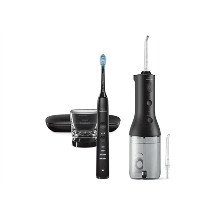 Philips HX3886/43 Sonicare DiamondClean Oral irrigator + Electric toothbrush, Black | Philips – image 1