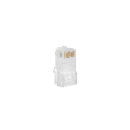 Lanberg | RJ45 Cat. 5/5e UTP Plug 8P8C, 20 pcs | Transparent – image 1