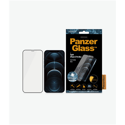 PanzerGlass | Apple | For iPhone 12 Pro Max | Glass | Black | Clear Screen Protector – nuotrauka 1