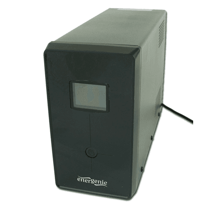 EnerGenie | UPS with USB and LCD display, Black | 1200 VA – image 1