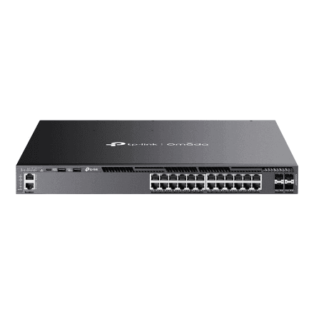 TP-LINK SG6428XHP Omada 24-Port Gigabit Stackable L3 Managed PoE+ Switch with 4 10G Slots | TP-LINK – nuotrauka 1