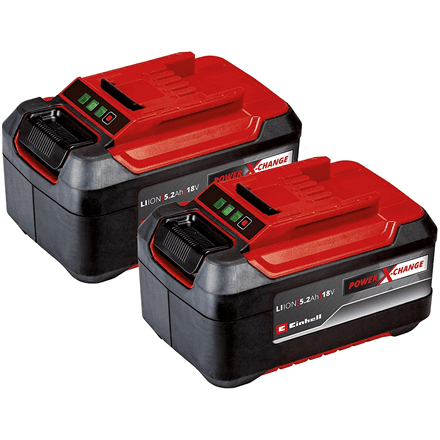 einhell | Battery Set, 2x5.2Ah | 4511526 – image 1
