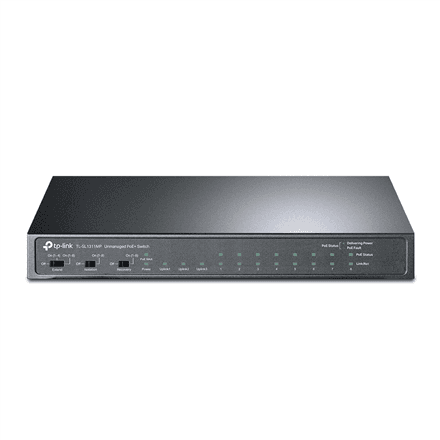TP-LINK 8-Port 10/100Mbps + 3-Port Gigabit Desktop Switch with 8-Port PoE+ – image 1