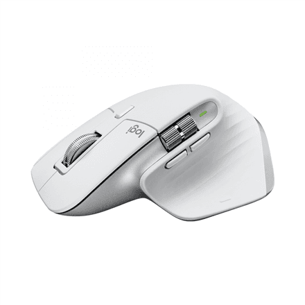 Logitech Mouse | MX MASTER 3S | Wireless | Bluetooth, 2.4GHz | Pale Gray – nuotrauka 1