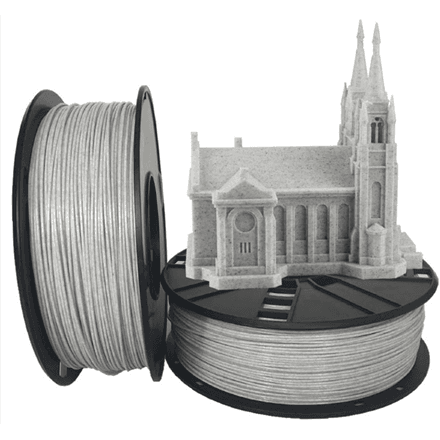 Flashforge PLA "marble" filament, 1.75 mm, 1 kg – nuotrauka 1