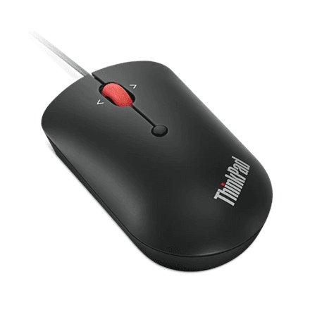 Lenovo | ThinkPad USB-C Wired Compact Mouse | USB-C | Raven black – image 1