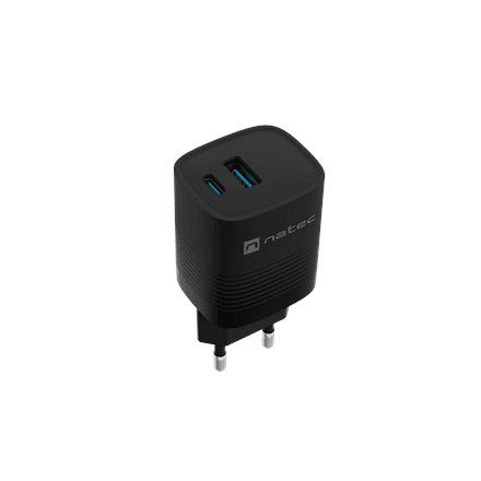 Natec Ribera USB Charger, 1x USB-A, 1x USB-C, 30 W | NUC-2141 – nuotrauka 1