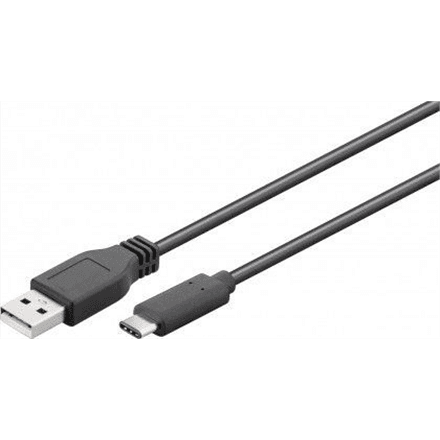 Goobay | USB 2.0 cable | USB-C to USB-A USB-C male | USB 2.0 male (type A) – image 1