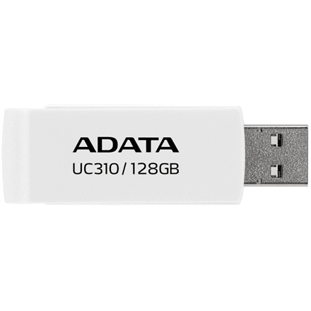 ADATA | USB Flash Drive | UC310 | 128 GB | USB Type-A | White – nuotrauka 1