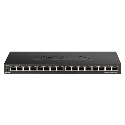D-Link | 16-Port Gigabit Desktop Switch | DGS-1016S | Unmanaged | Desktop – image 1