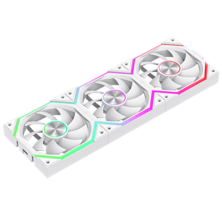 Gamemax FN12A-N2 WL-W | Case fan | White – image 1