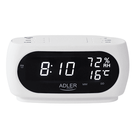 Adler LED clock with thermometer | AD 1186 – nuotrauka 1