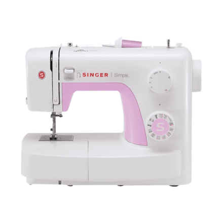 Singer | SIMPLE 3223 | Number of stitches 23 | Number of buttonholes 1 | White/Pink – image 1