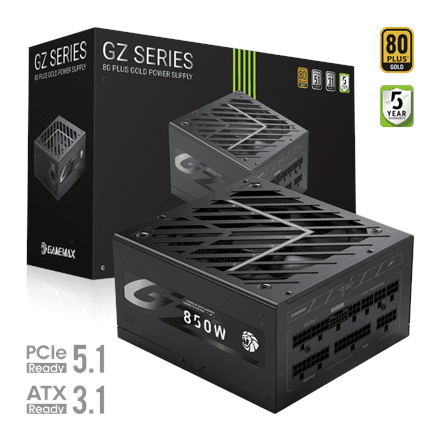 Gamemax PSU | GZ 850G | 850 W | Gold | Full Modular – nuotrauka 1