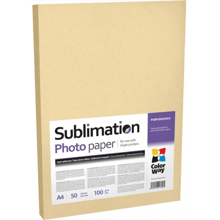 PSM100050A4 | Photo Paper sublimation 50 pcs. | 100 g/m² | A4 | A4 – nuotrauka 1