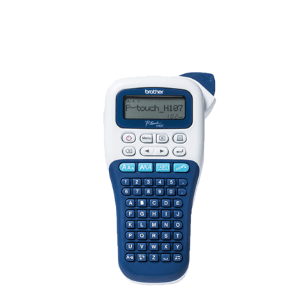 Brother PTH-107BRE1 | Mono | Thermal | Label Printer | White/ Blue – nuotrauka 1