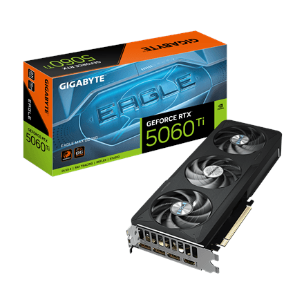 Gigabyte GeForce RTX 5060 Ti EAGLE MAX OC 16G · NVIDIA · 16 GB – nuotrauka 1