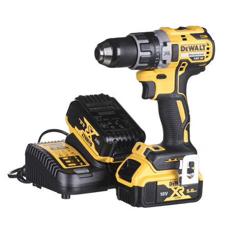 DEWALT Spinner-Drill | DCD791P2-QW | 18 V | 2x5 Ah | Lithium-Ion (Li-Ion) – nuotrauka 1