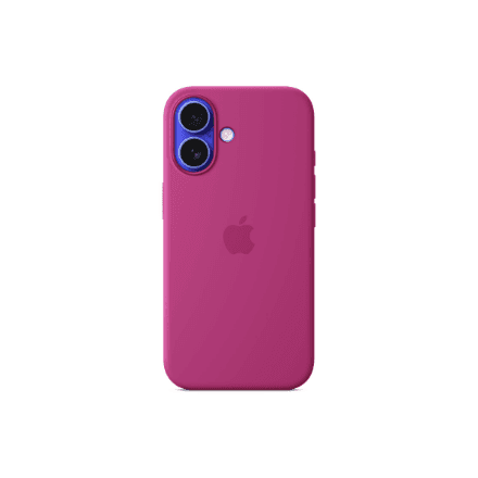 Apple Case with MagSafe | Apple | iPhone 16 | Silicone | Fuchsia – nuotrauka 1