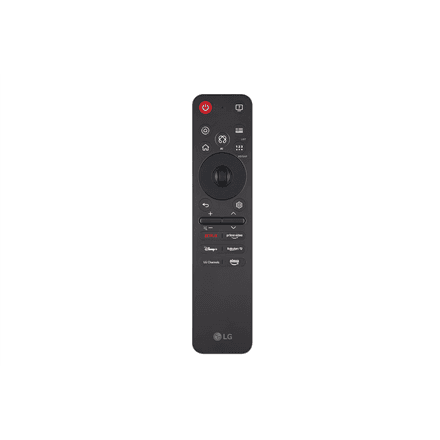 LG AI Magic Remote Controller · MR25GA · Smart voice recognition, Intuitive mouse as an arrow and wheel control – nuotrauka 1