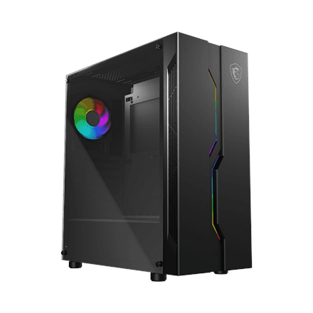 MSI MAG VAMPIRIC 010 PC Case, Midi-Tower, USB 3.1, Black · MSI · MAG VAMPIRIC 010 – nuotrauka 1