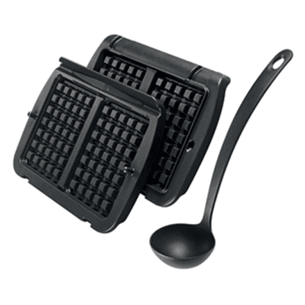 TEFAL | Waffle Plates | XA724810 | Black – nuotrauka 1