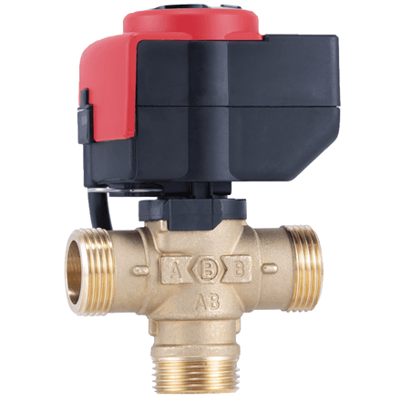 Barberi | Three-way flow distribution valve DN 25 with e-drive – nuotrauka 1