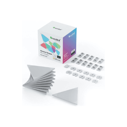 Nanoleaf Shapes Black Mini Triangles Expansion Pack (10 panels) – image 1
