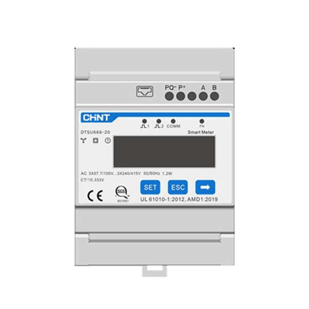SUNGROW SEM DTSU666-20 250A Three Phase Smart Meter indirect measurement (needs CT‘s) – nuotrauka 1