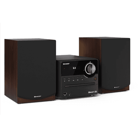 Sharp XL-B512(BR) Hi-Fi Micro System, CD/FM/USB/Bluetooth v5.0, 45W, Brown · Sharp · Hi-Fi Micro System – nuotrauka 1