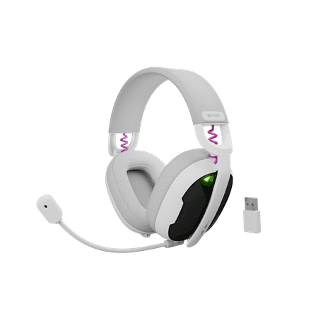 Fury | Gaming Headset | Fukiya F6 | Bluetooth | Over-Ear | Microphone | White | Wireless – nuotrauka 1