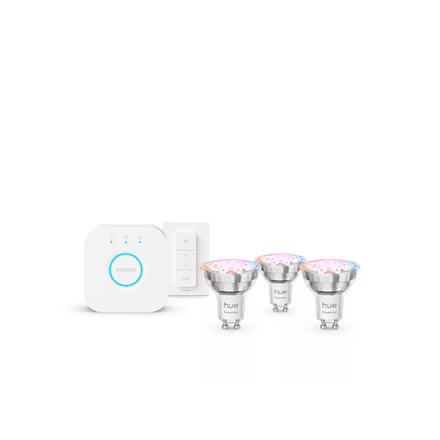 Philips Hue E WCA 345 GU10 3kit SW EU · GU10 · 4.7 W – nuotrauka 1
