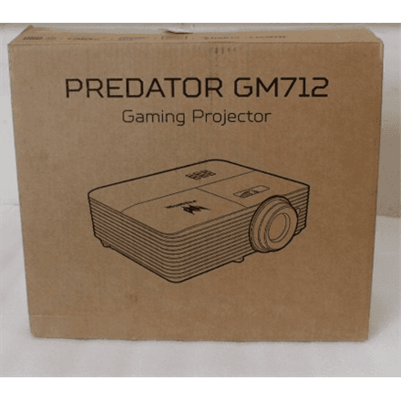 SALE OUT. Acer PREDATOR GM712 Projector, DLP, 4K UHD, 4000lm, 20000/1, HDMI, Black · SALE OUT. Acer · PREDATOR GM712 – image 1