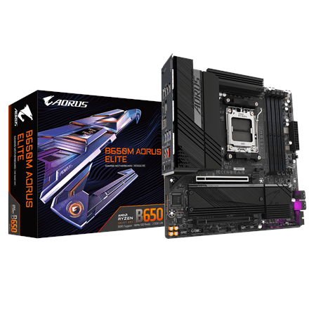 Gigabyte B650M AORUS ELITE (rev. 1.3) · Processor family AMD · Processor socket AM5 – image 1