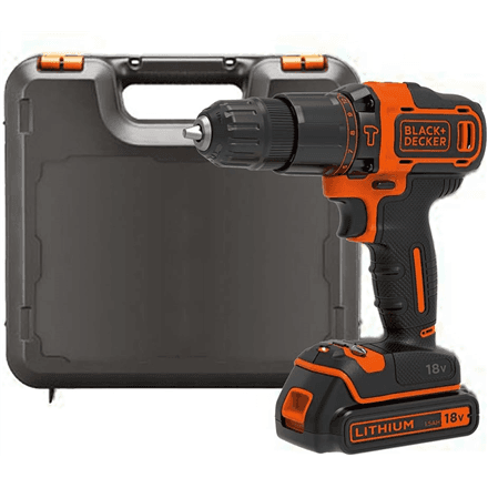 BLACK & DECKER Impact driver-drill | BDCHD18K-QW | 18 V | 1.5 Ah | Li-Ion – image 1