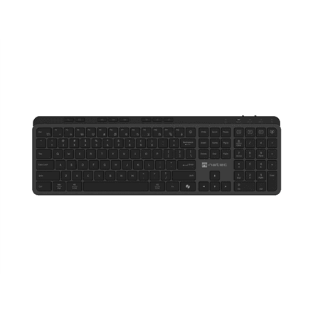 Natec Keyboard, Medusa, US Layout, X- Scissors Slim, Wireless, Black | Natec – image 1