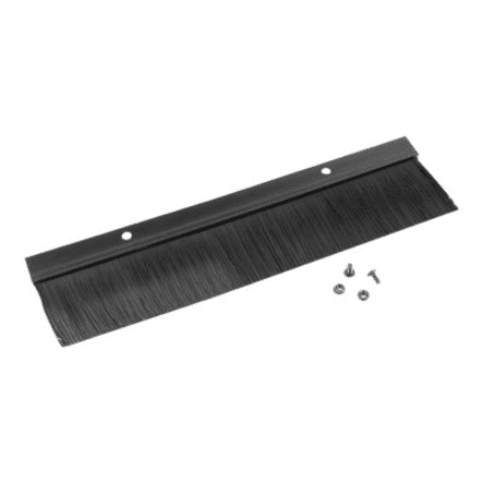 Lanberg 19" cable entry brush panel | AK-1102-B | Black – image 1