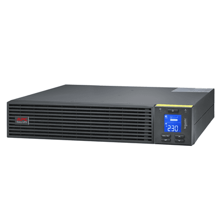 Schneider Electric Easy UPS, Rackmount 2U, Intelligent Card Slot, LCD, W/Rail Kit · SRV1KRIRK-E · 1000 VA – image 1