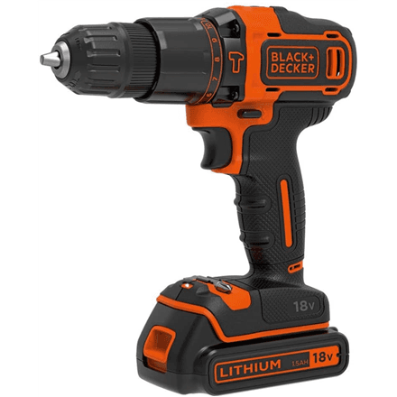 BLACK & DECKER Impact driver-drill | BDCHD18-QW | 18 V | 1.5 Ah | Li-Ion – image 1