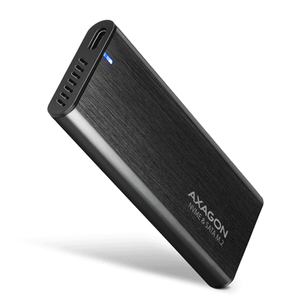 AXAGON External USB-C 3.2 Gen 2 metal box for M.2 NVMe & SATA SSD disks | EEM2-SB2 – image 1