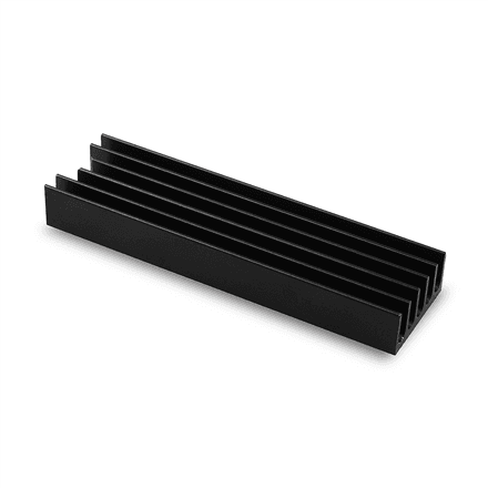AXAGON Passive aluminum heatsink for all M.2 SSDs, size 2280, high 10 mm | CLR-M2L10 – image 1
