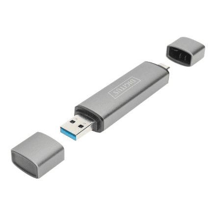 Digitus | Card reader - USB 3.0/USB-C | DA-70886 – nuotrauka 1
