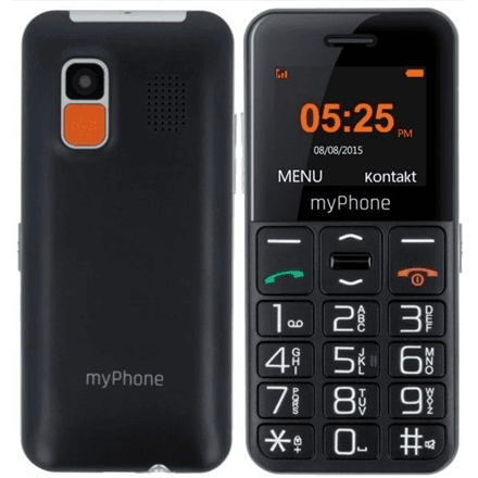 myPhone Halo Easy Black – nuotrauka 1