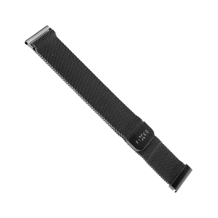 Fixed | Mesh Strap with Quick Release 18mm for smartwatch | Black – image 1