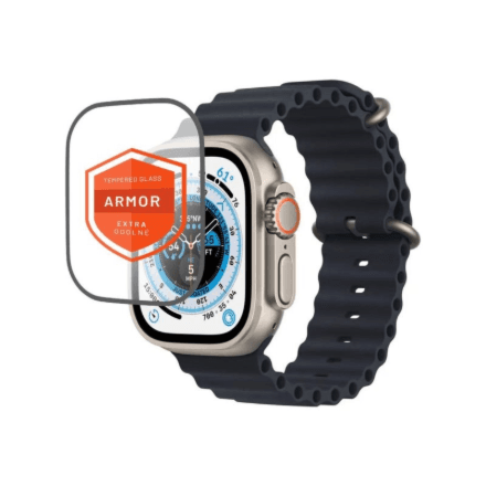 Fixed | Armor Tempered Glass for Apple Watch Ultra 49mm/Ultra 2 49mm | Black – image 1