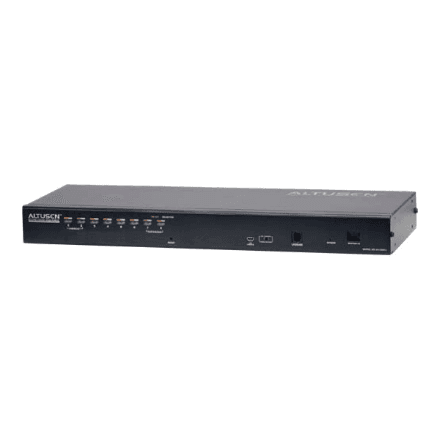 Aten 1-Local/Remote Share Access 8-Port Cat 5 KVM over IP Switch with Daisy-Chain Port – nuotrauka 1