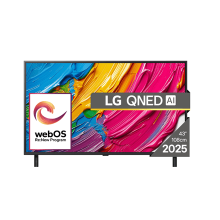 LG 43QNED80A3A | 43 | Smart TV | webOS 25 | UHD | Black – image 1