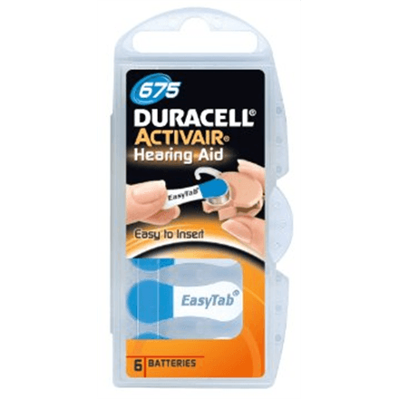 Duracell | A675/DA675/ZL675 | Zinc air cells | 6 pc(s) – image 1